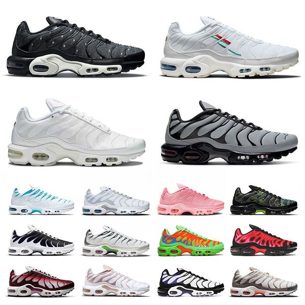 

shoes classic plus tn ultra se leather running black white oreo mens womens first use athletic sustainable sports sneakers blue