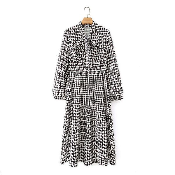 

casual dresses summer women long dress ladies' turn-down collar sleeve bird lattice female streetwear ronn, Black;gray