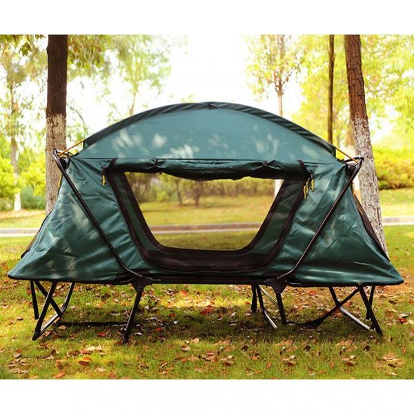 

tents and shelters outdoor camping tent portable of construction double style multifunctional fishing off-ground rainproof
