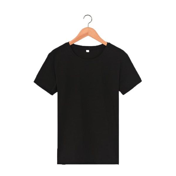 

men's t-shirts fashion high-quality 100% cotton t-shirt o-neck short sleeve vintage lightweight and soft fabric solid tee, White;black