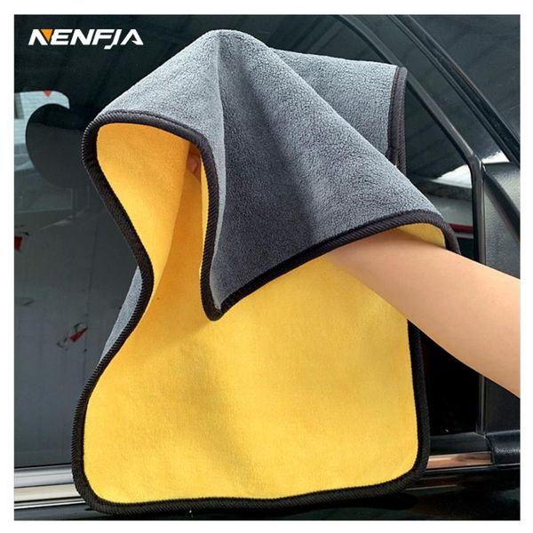 

1pcs 30x60cm extra soft car wash microfiber towel cleaning drying cloth care detailing washtowel never scrat