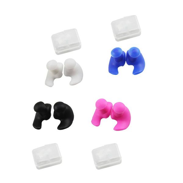 

nose clip multi-color swimming earplugs protective ear plugs silicone soft waterproof earbud soundproof showering water sports