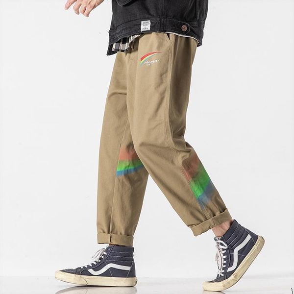 

ruffian handsome spring autumn fashion women pant breathable loose straight wide leg casual japanese streetwear, Black