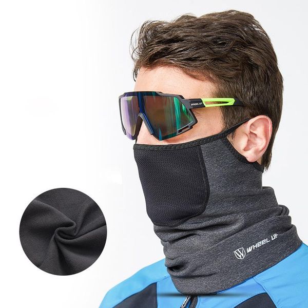 

cycling caps & masks bike face mask fleece keep warm headwear breathable hanging ear windproof bicycle winter outdoor equipment, Black