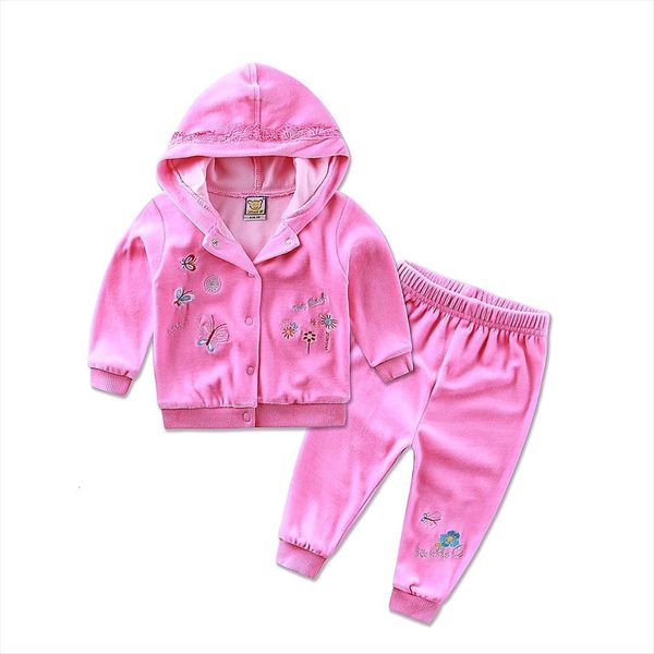 

arrival velvet summer baby girl spring child set casual childrens clothing two pieces children girls twinset, White