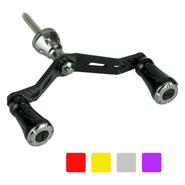 

baitcasting reels 110mm super power spinning reel handle grip carbon fiber double handles gripper rocker fishing wheel for squid trout tackl