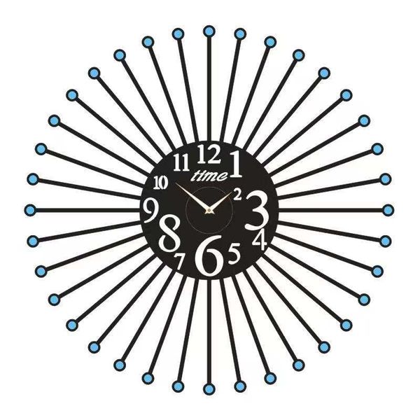 

three dimensional acrylic decoration creative diamond wall clock diy fashion paste clocks