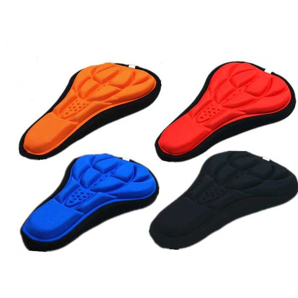 

bike saddles soft 3d padded cycling bicycle sponge mtb mat seat saddle cushion comfortable cover accessory foam