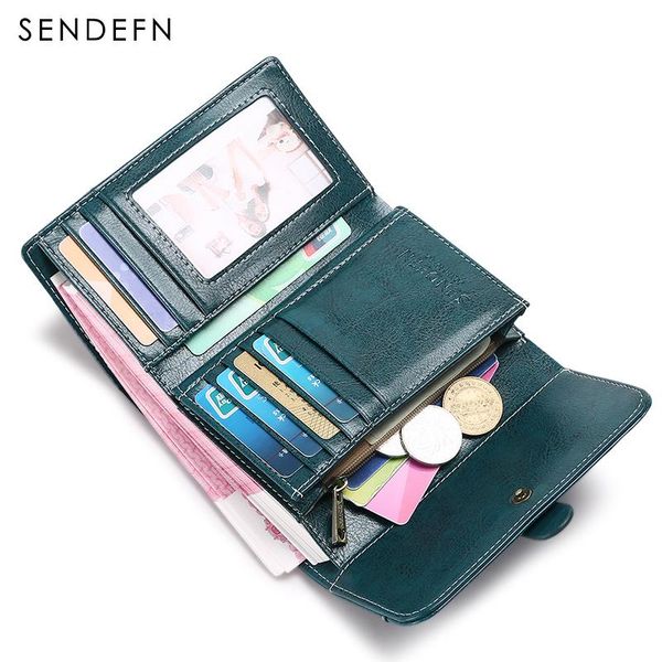 

wallets arrival small wallet split leather women short purse button card holder casual, Red;black