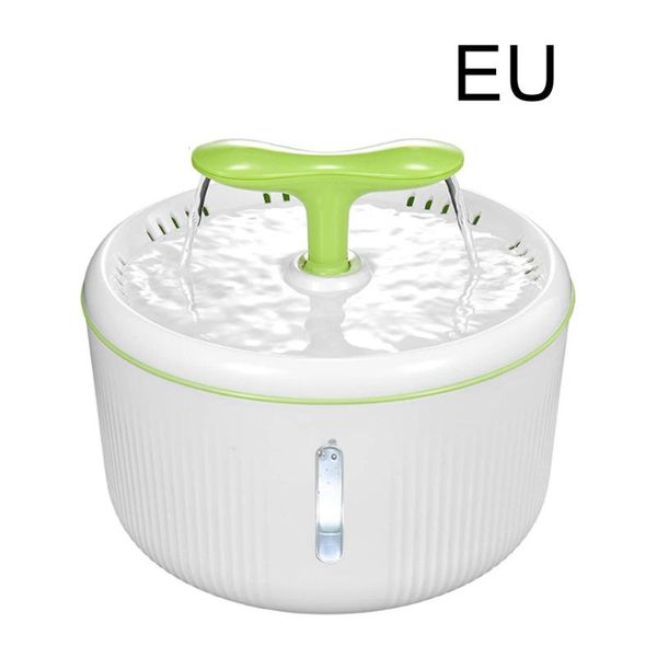 

electric automatic pet dog cat water fountain feeder for drinking dispenser eu/us plug bowls & feeders