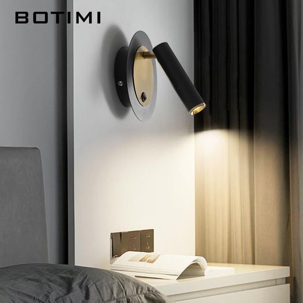 

modern round adjustable led wall light square bedroom bedside sconce art deco living room el project lighting fixtures lamp