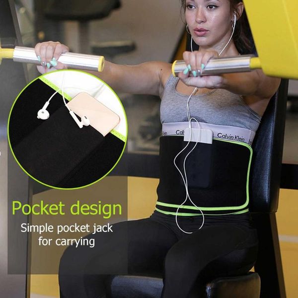 

waist support fitness running belt breathable yoga back brace supports sweat trainer slim belly band sport girdle, Black;gray