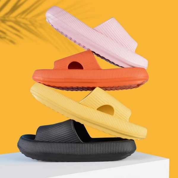 

slippers women platform shoes soft indoor home slides for non-slip summer sandals bathroom shower, Black