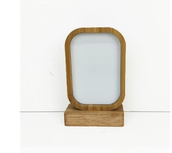 

party favor thermal transfer bamboo po frames 4 styles crafts sublimation blank picture rahmen for christmas gifts deskdecorat