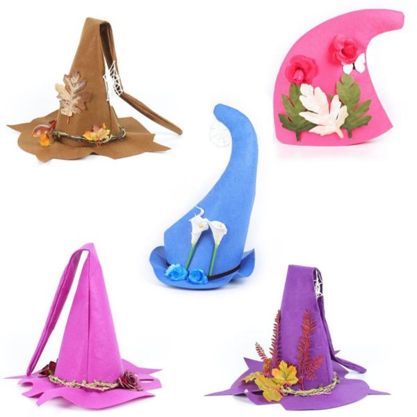 

party hats halloween decoration witch hat kids decor supplies outdoor tree hanging ornament diy
