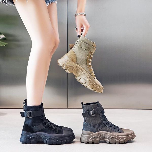 

boots female summer 2021 three-color web celebrity motorcycle thin breathable handsome trend ankle, Black
