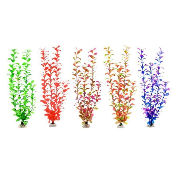 

decorations ca02 40cm fish tank aquarium landscaping fake water grass fishbowl aquatic simulation flower terrarium plastic ornament j2