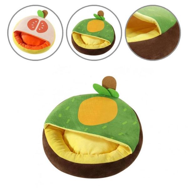 

kennels & pens creative easy cleaning little dog warm cushion nest printed pet bed pp cotton filling supplies