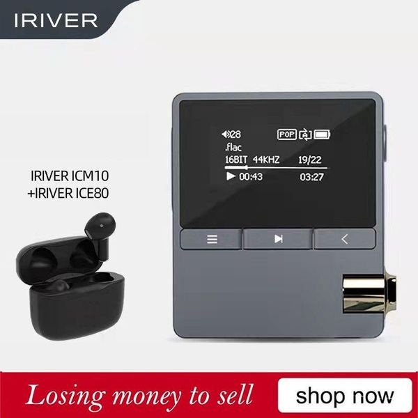 

& mp4 players original iriver icm10 mp3 player hifi lossess music portable bluetooth dsd256 32bit/192khz aluminium case