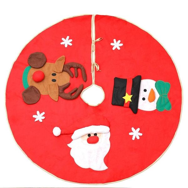 

christmas decorations high-grade embroidered tree skirt gifts scene with 100cm