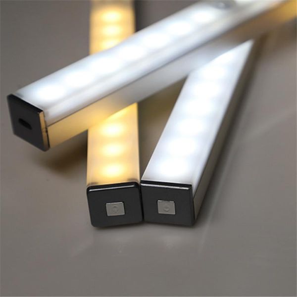 

long strip under cabinet light 21cm 29cm 14 leds 20 magnetic closet lights motion sensor lamp for kitchen wardrobe