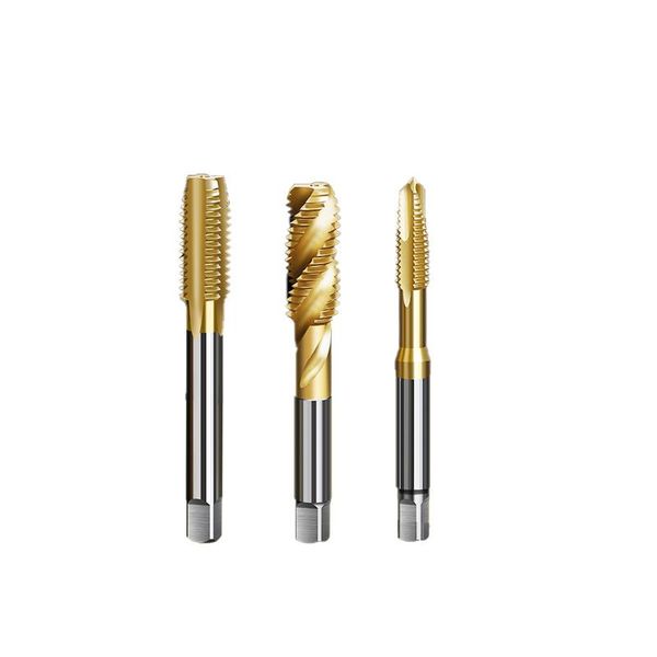 

hand tools 1pc/5pcs/10pcs kakarot titanium hss screw thread tap drill bits straight slot spiral lopointed metric right