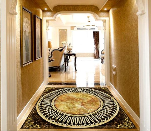 

wallpapers custom any size po 3d floor painting wallpaper marble