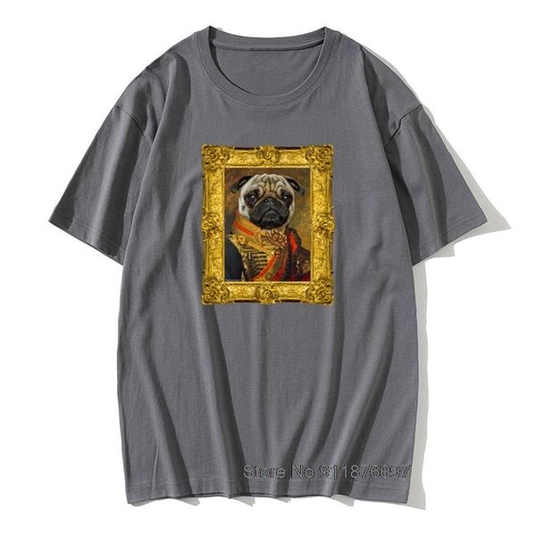 

men's t-shirts pug earl t shirt for men summer interesting 2021 est design rife party tee vintage pure cotton quality, White;black