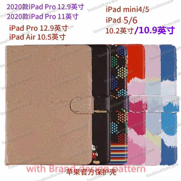 Аксессуары для планшетных ПК iPadpro 11 Высококачественные чехлы для iPad Air10.5 Air1 2 Mini45 I10.2-дюймовый iPad5 / 6 дизайнерский модный кожаный карточный карманный корпус