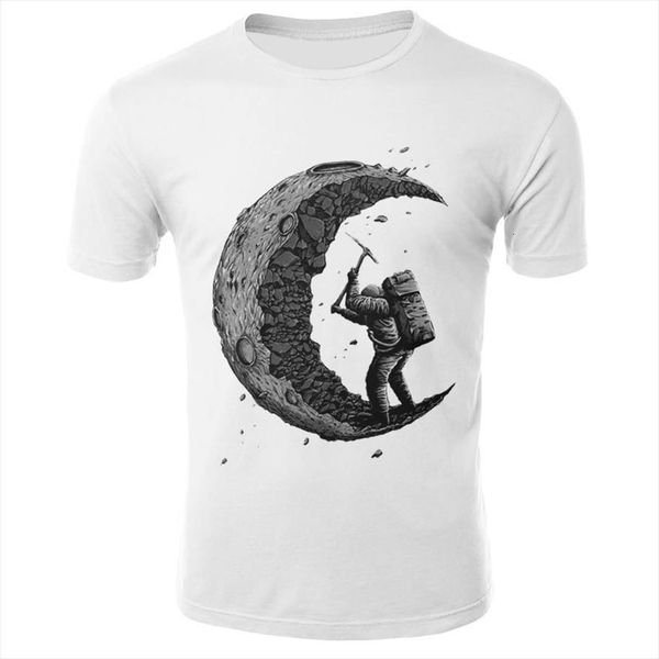 

mens and womens solid printed t shirt casual 3d, White;black