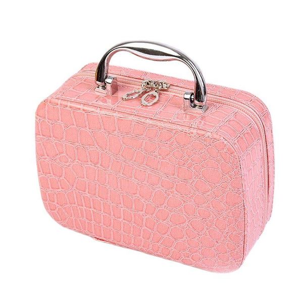 

portable women cosmetic bag multifunction travel toiletry storage organize handbag waterproof female makeup case bags & cases