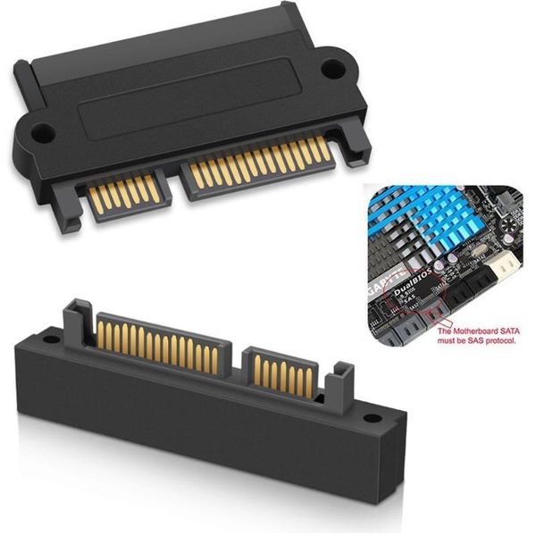 

professional sff-8482 sas to sata 180 degree hard disk converter adapter card h7 computer cables & connectors