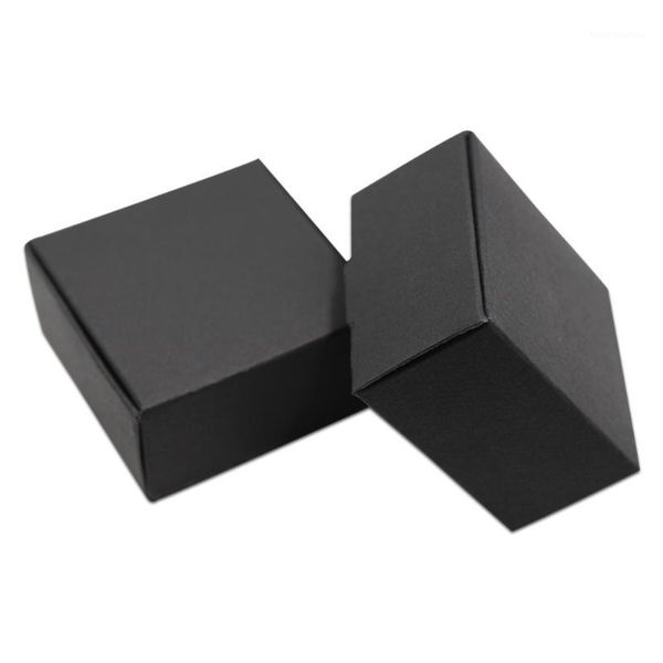 

gift wrap 20pcs/lot black/ white kraft paper box soap jewelry package craft for wedding party small cardboard candy packaging1
