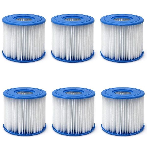 

6pcs swimming pool filter cartridge cleaner water pump filters accessories &