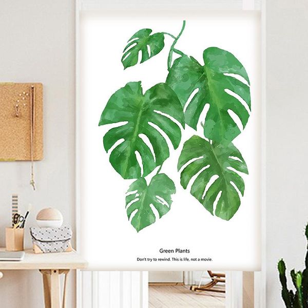 

curtain & drapes digital cotton and linen printed tropical plants shading curtains for living room bedroom