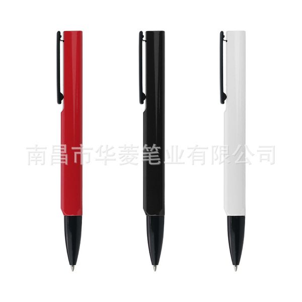 

metal triangular ball point pen, polygonal creative enterprise, Blue;orange