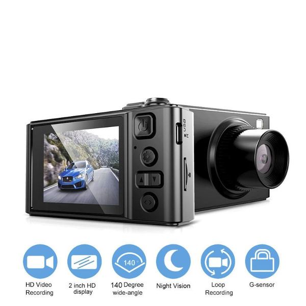 

driving recorder car dvr dash camera fhd 1080p 2.0" cycle recording night vision wide angle dashcam video registrar dvrs