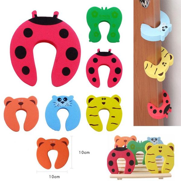 

corner&edge cushions 10pcs/lot child kids baby animal cartoon door jammers sser holder lock safety guard finger atrq0073