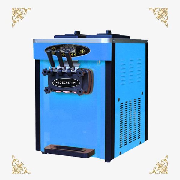

ice cream making machine commercial desksoft electric lcd panel maker three flavors 110v 220v