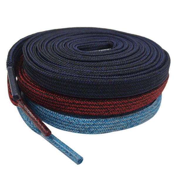 

60-180cm customizable multicolor flying weaving flat type polyester shoelaces men women snekaer sport canvas ropes, White;pink