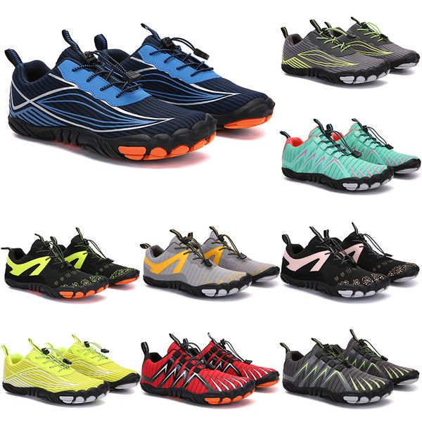

2021 four seasons five fingers sports shoes mountaineering net extreme simple running, cycling, hiking, green pink black rock climbing 35-45