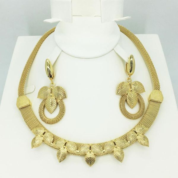 

earrings & necklace jewelry 750 gold large collection for women's african bead stylish set, Silver