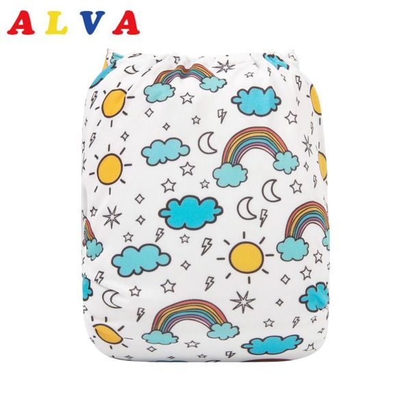 

alvababy cloth diapers baby positioned reusable nappy with 1pc insert