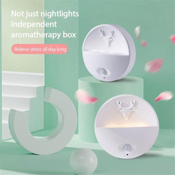 

night light multifunction usb charging bedside removable wall lamps home bedroom decoration wardrobe lighting lamp