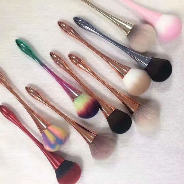 

small waist contour makeup tool colorful powder manicure nail brush