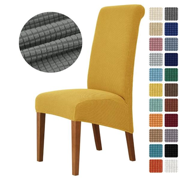 

chair covers 1/2/4/6 pieces xl size long back cover large europe style high seat case 20 color design