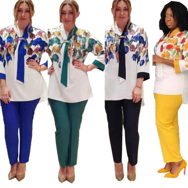 

ethnic clothing 2 piece sets african clothes for women 2021 plus size pants print dresses africa dashiki famous suit lady outfits, Red