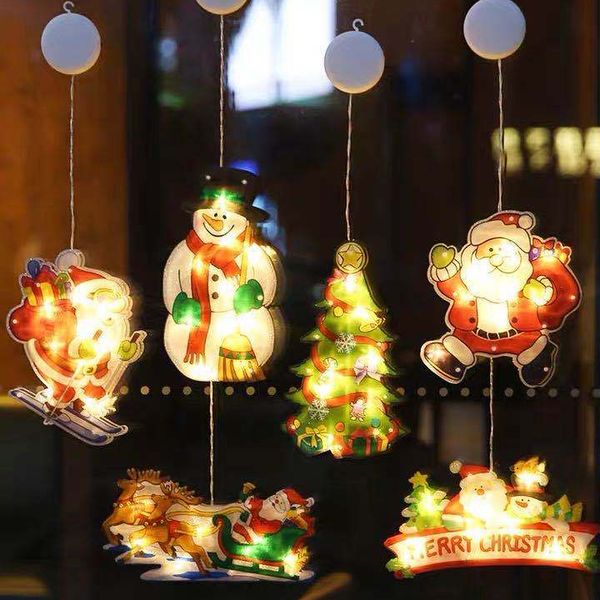 

christmas decorations christmas led ornaments holiday dress up shop window scene decoration christmas gifts boxes packaging xd24108