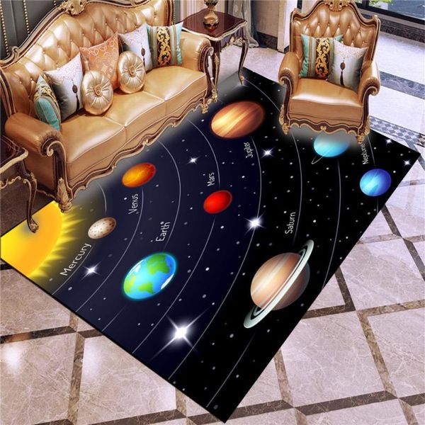

printing eight planets area carpet cartoon rugs universe planet large kid crawling mat room for bedroom floor carpets