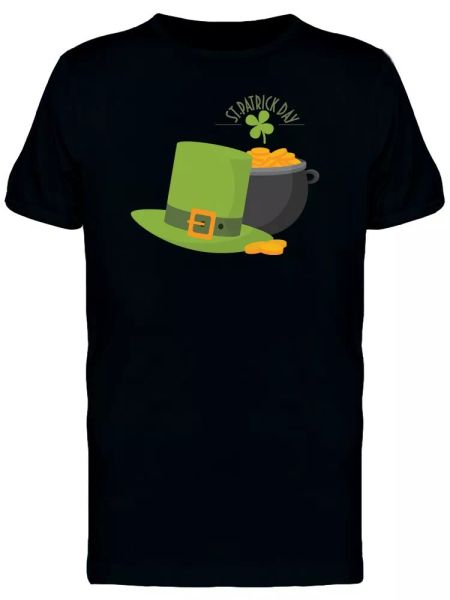 

Top Hat & Gold Pot Patricks Men's Tee -Image by Shutterstock, White;black
